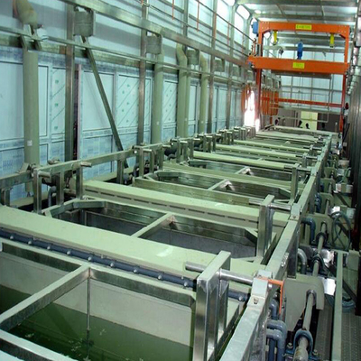 Hoge Precisiealuminium Geanodiseerd Materiaal/totaal Ingesloten het Anodiseren Productielijn